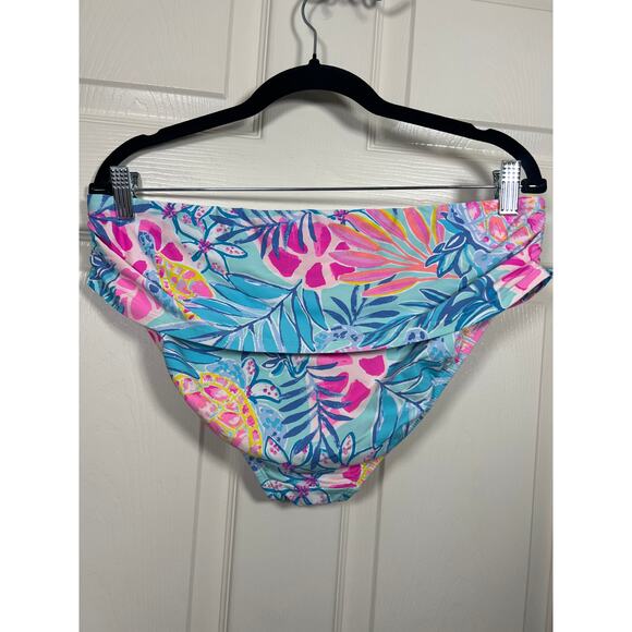 Lilly Pulitzer Lagoon Sarong Hipster Swim Bottom Rainforest Retreat 14 / XL - Picture 3 of 7